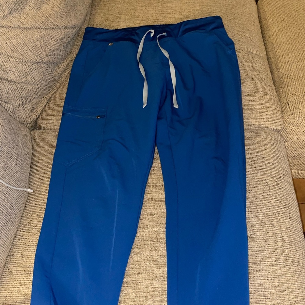 Figs W size L scrub pants and scrub shirt worn twice
